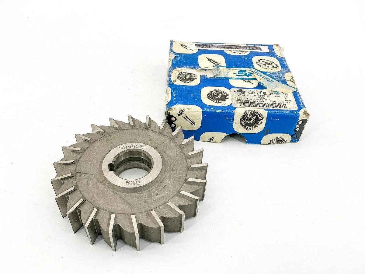 New Dolfamex 5-706-295 Plain Tooth Side Milling Cutter 4X13/16X1