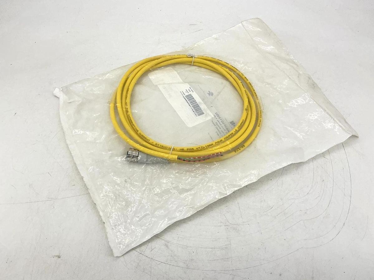 New Eaton CSAS3F3CY2202 Ser B1 Micro-Connector Cable Female 3-Pin 3-Wire 2m/6ft
