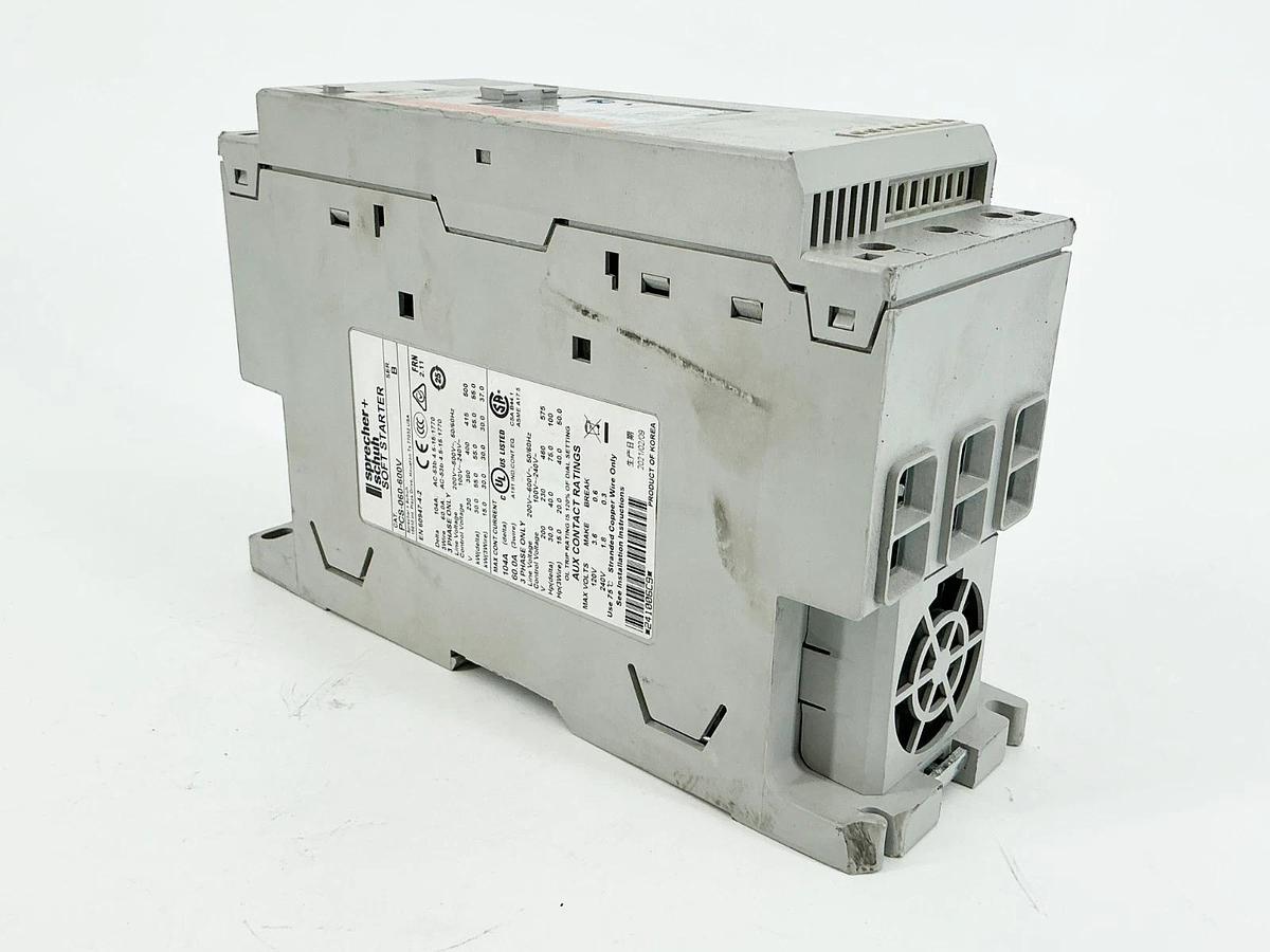 New Sprecher Schuh PCS-060-600V Soft Starter 60A 3PH 50/60Hz 600V Ser.B - No Box