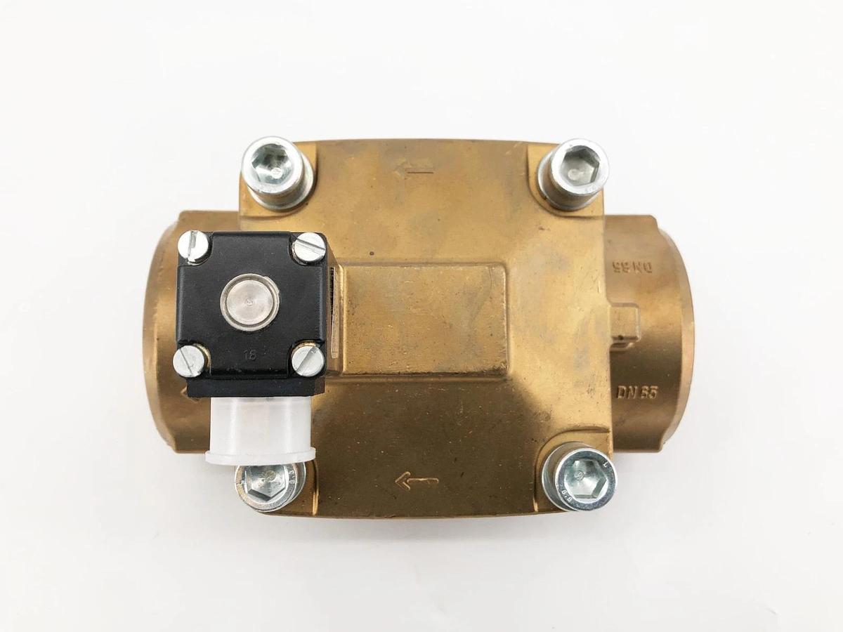 New Burkert 0281 A 5/2 FKM BR Valve 2-1/2" NPT 120V 00450676 49Z8 - No Box