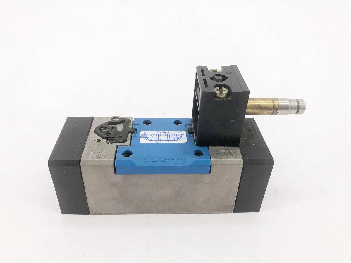 New Festo MN1H-5/3G-D-1-C Solenoid Valve 45-145psi 159681 - No Box Missing Parts