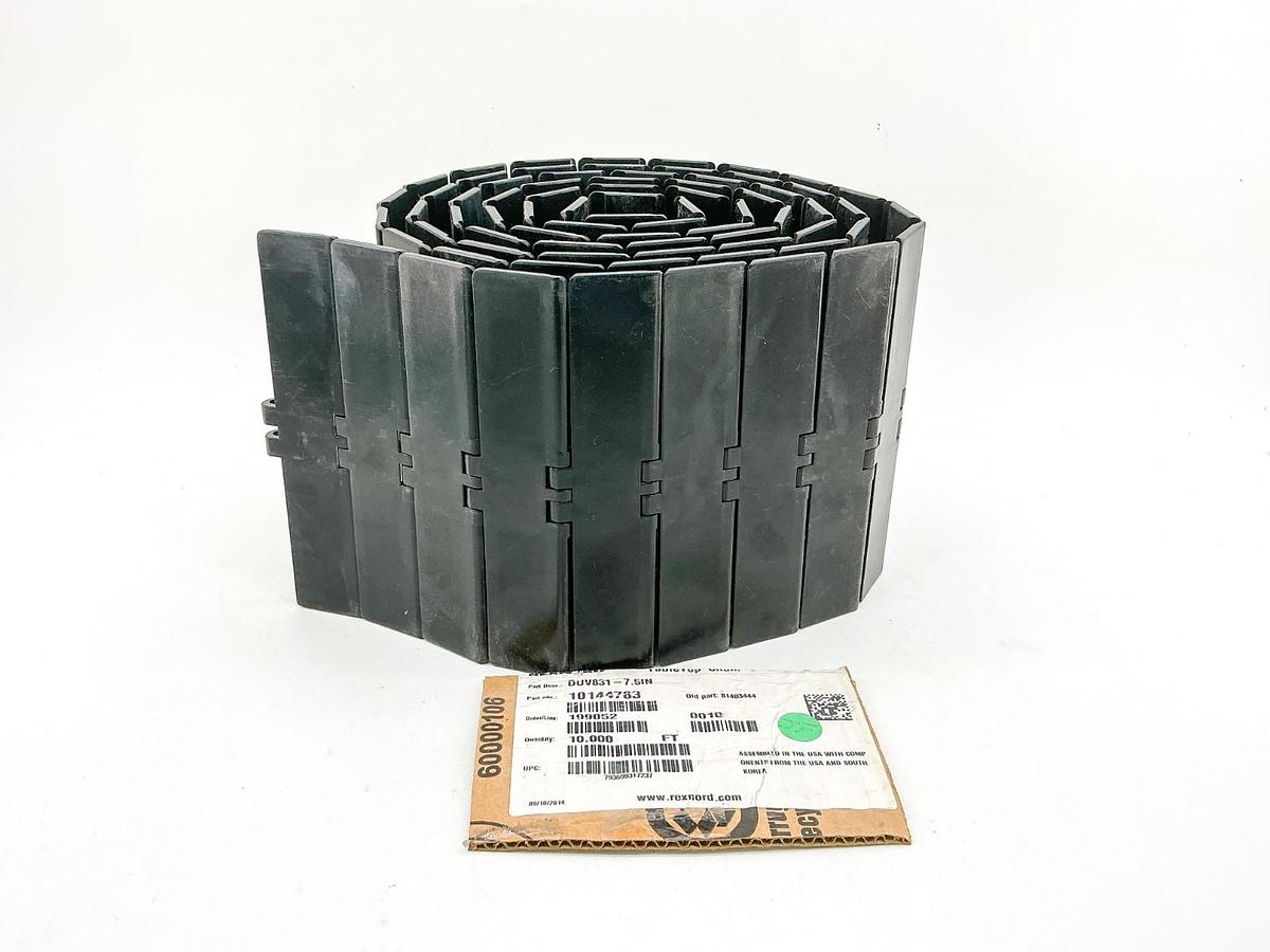 New Rexnord DUV831-7.5IN TableTop Chain 10 FT. 10144783 81403444 - No Box