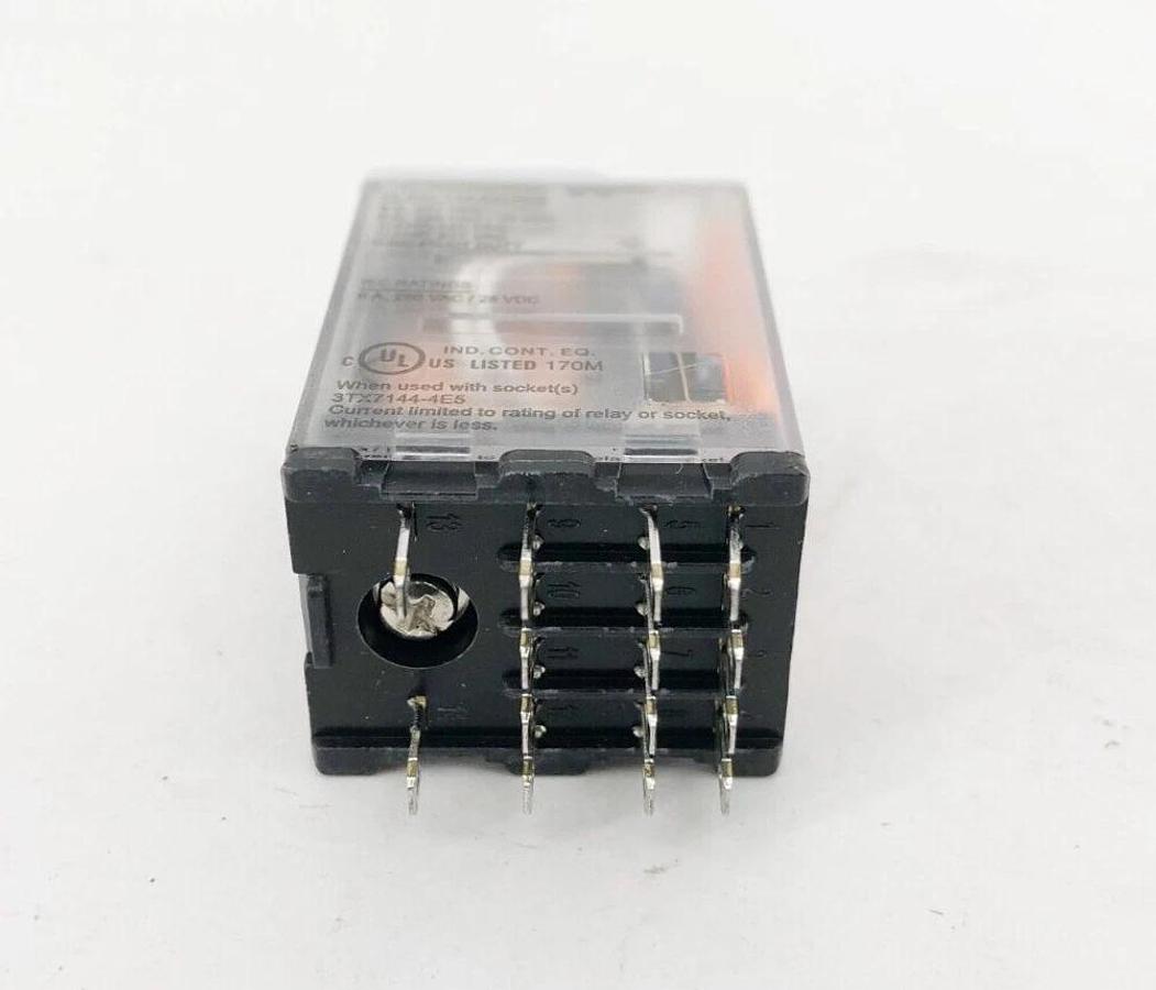 New Siemens 3TX71113PC03 Relay 14 Pin 24VDC 5A 4PDT