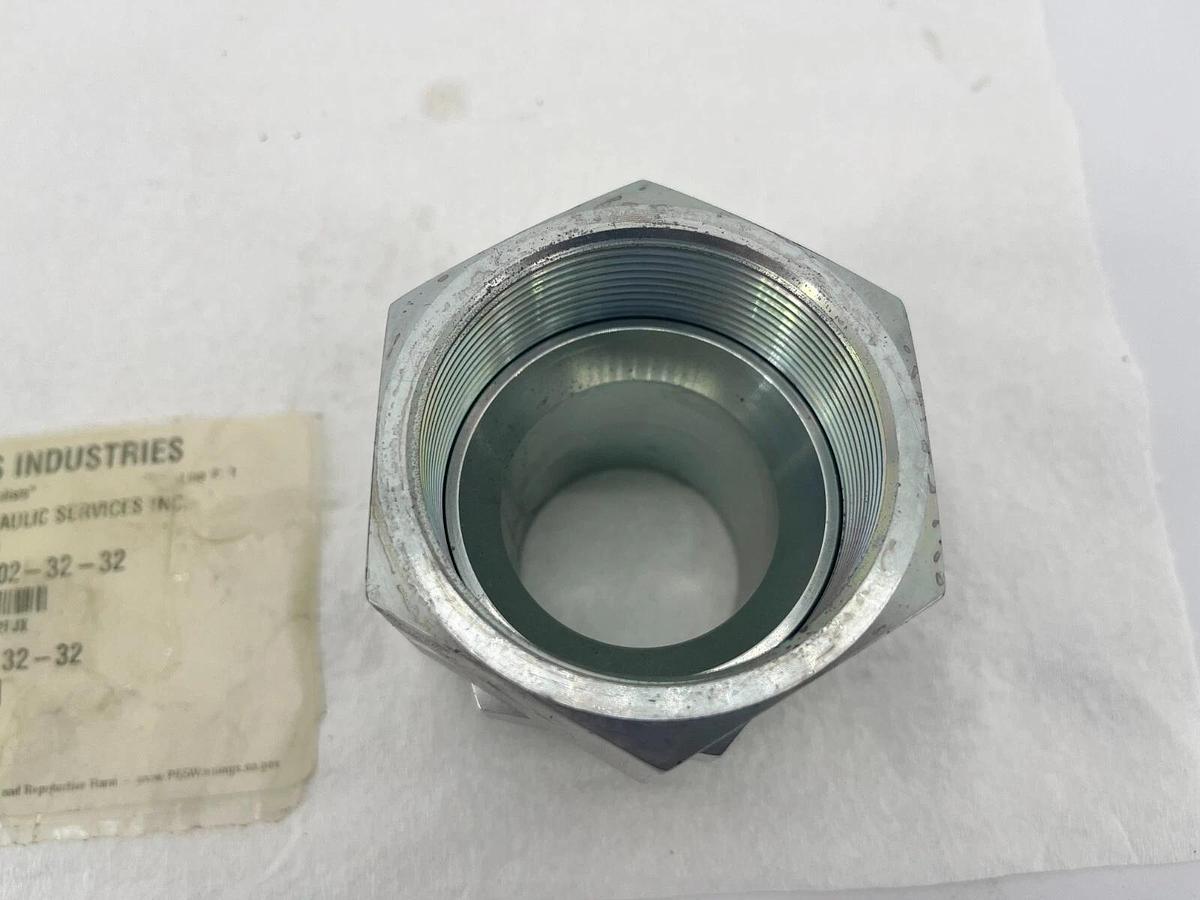 New Tompkins Industries D-6402-32-32 Hydraulic Hose Fitting Adapter