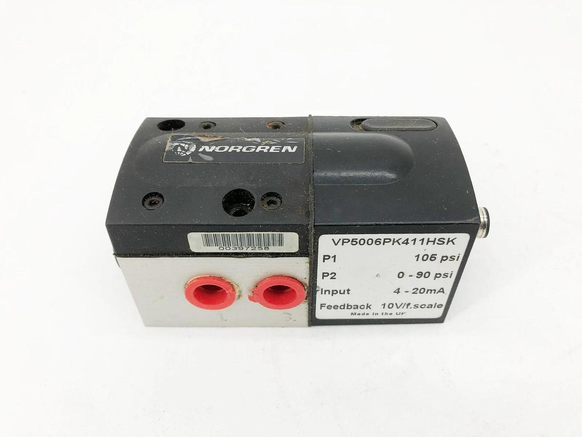 Used Norgren VP5006PK411HSK Proportional Pressure Control Valve 1/4"NPT