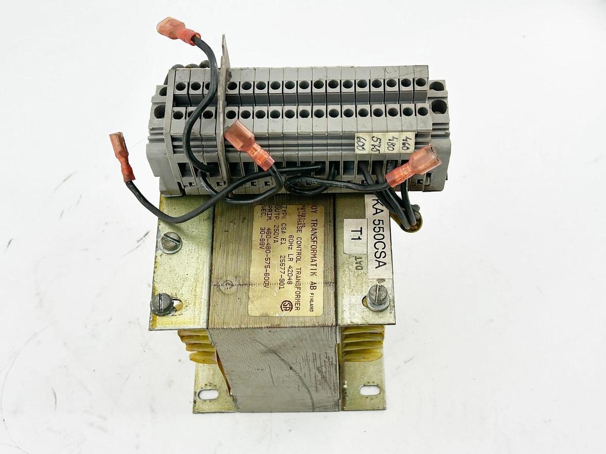 Used TransforMatik 401381-10 Transformer 1PH 60Hz 600V 25577-901 250VA