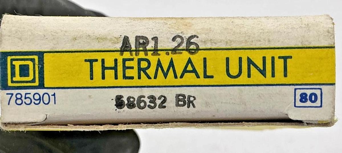 Lot of 2 New Square D AR1.26 Overload Relay Thermal Unit 58632