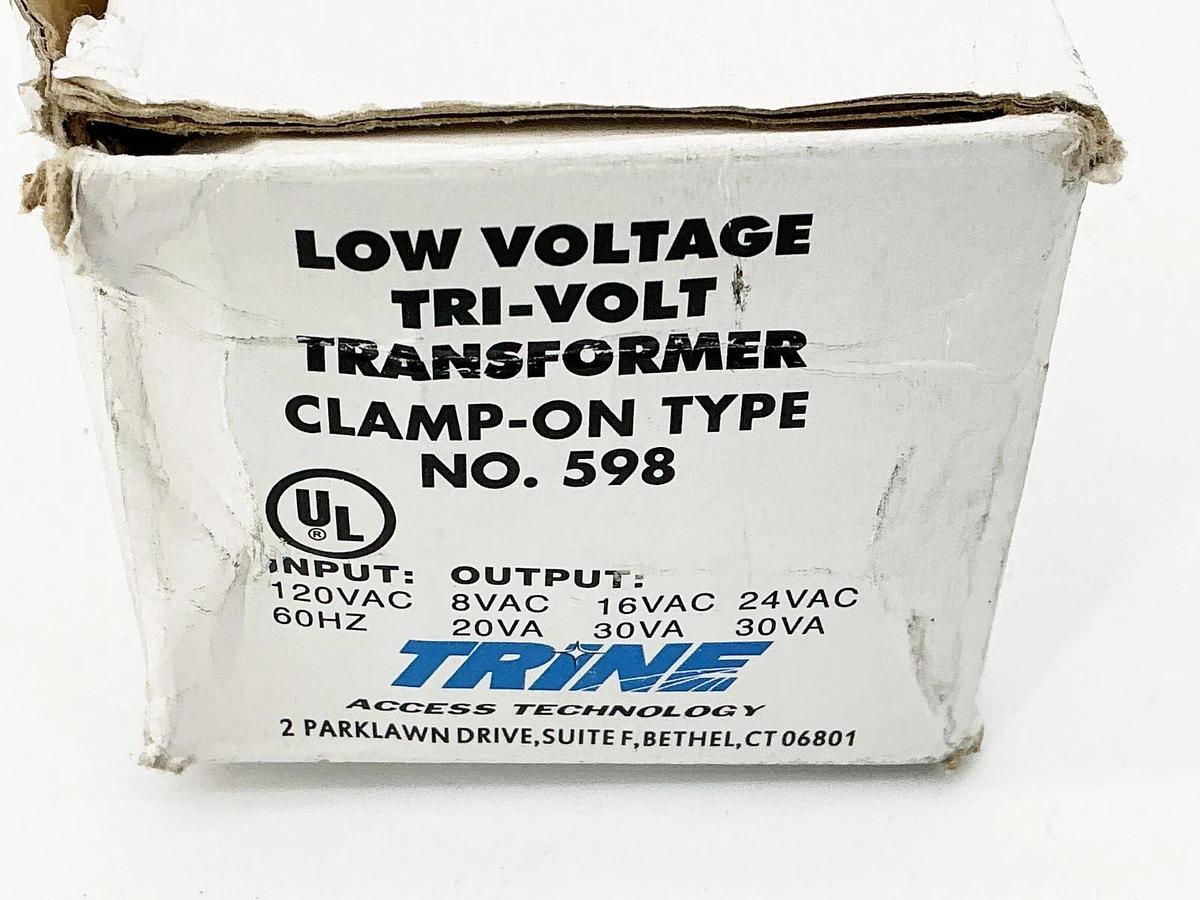 New Trine 598 Low Voltage Transformer 120/24V 30VA 60Hz Class 3