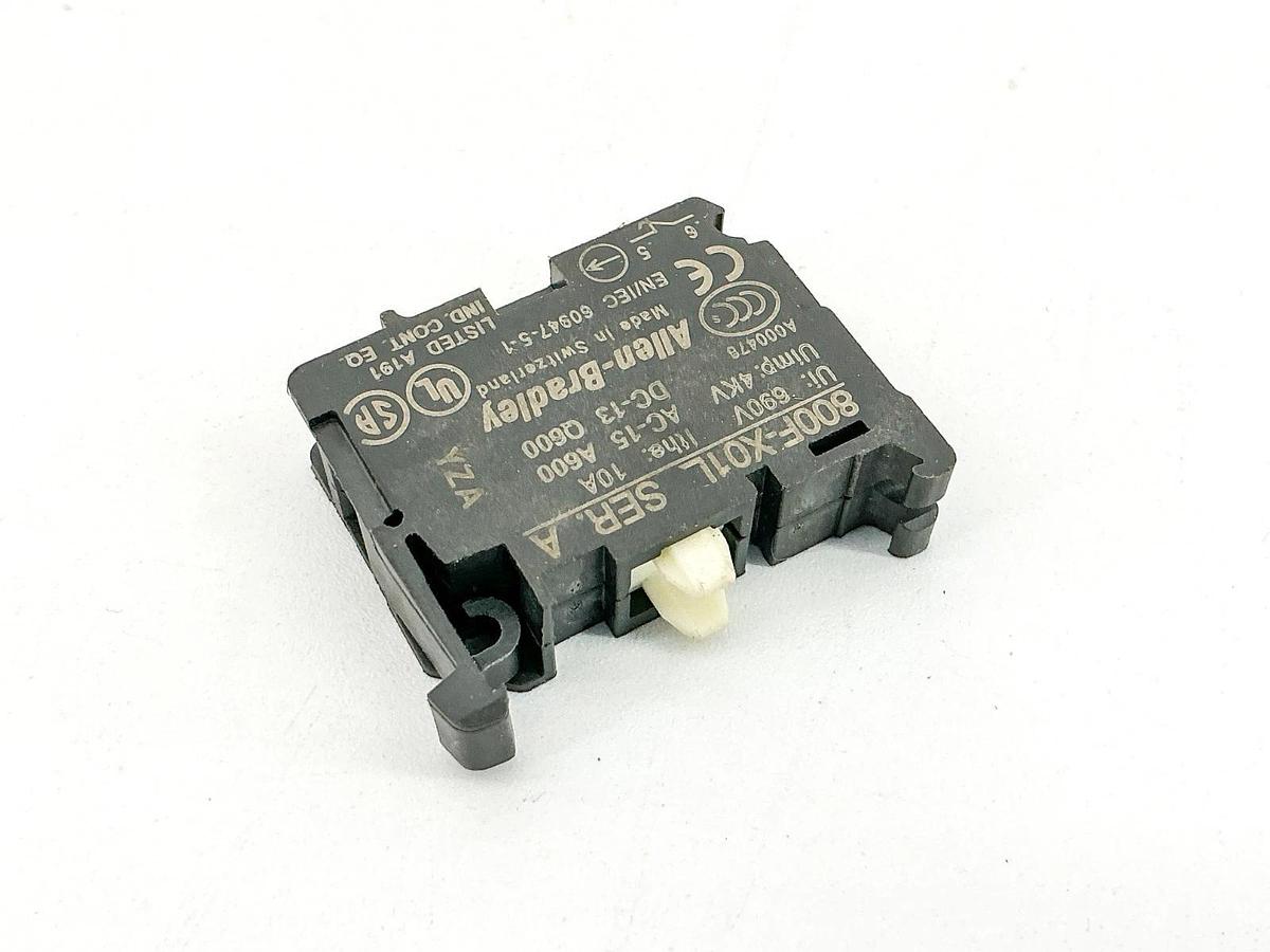 New Lot of 3 Allen Bradley 800F-X01L Contact Block 690V 4KV 10A Ser.A - No Box