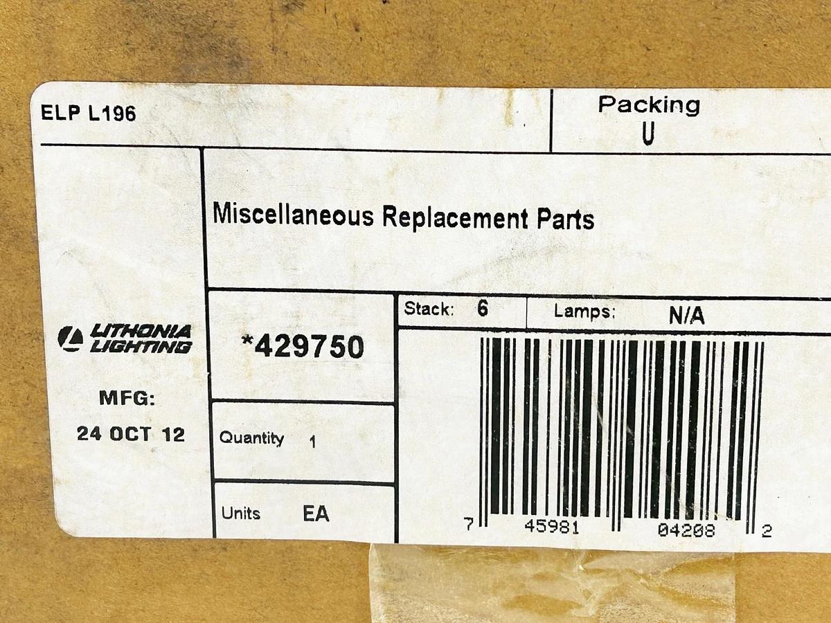 New Lithonia Lighting 429750 Light Bulb 12V 50W