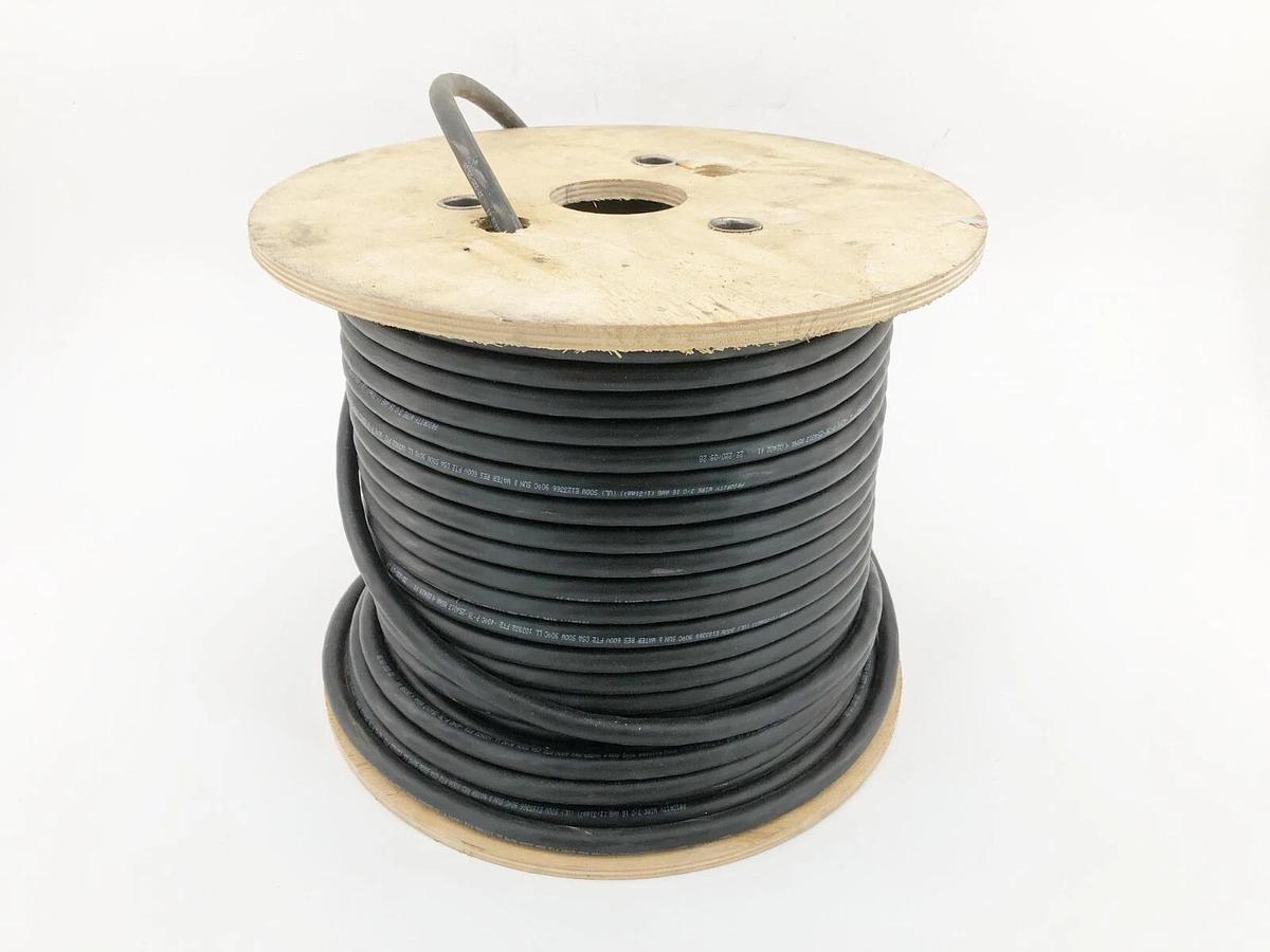 New Priority Wire 3/C 16AWG SOOW Portable Power Cord 600V 90C Approx. 200FT.
