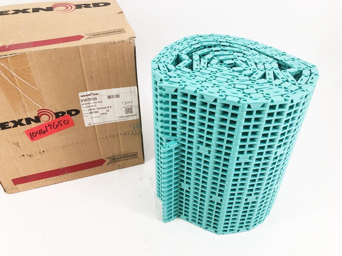 New Rexnord 91070135 Conveyor Chain XP1000FG-255.0mm 10ft. L x 10"