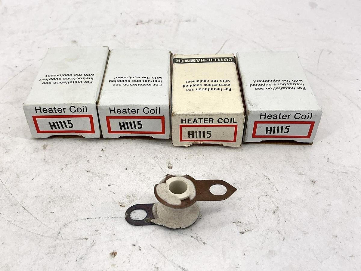 Lot of 4 New Cutler-Hammer H1115 Heater Coil CH Control