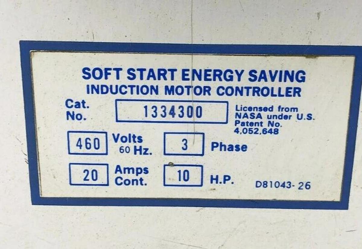 Used Nordic ES-3 Reduced Voltage Soft Start Induction Controller 460V 20A 1334300