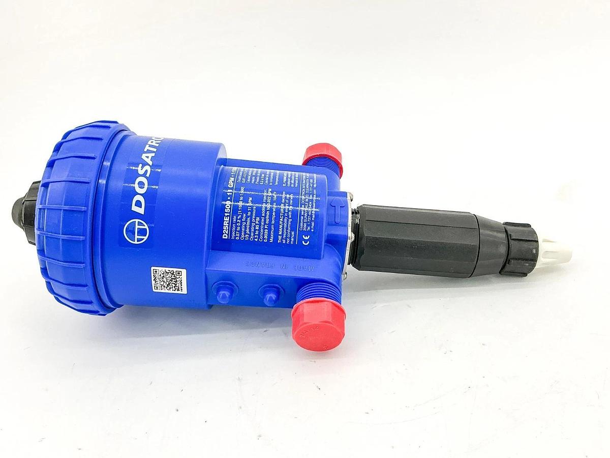 New Dosatron D25RE1500VFII Dosing Pump 11GPM 1:1500-1:500 85PSI D25RE1500