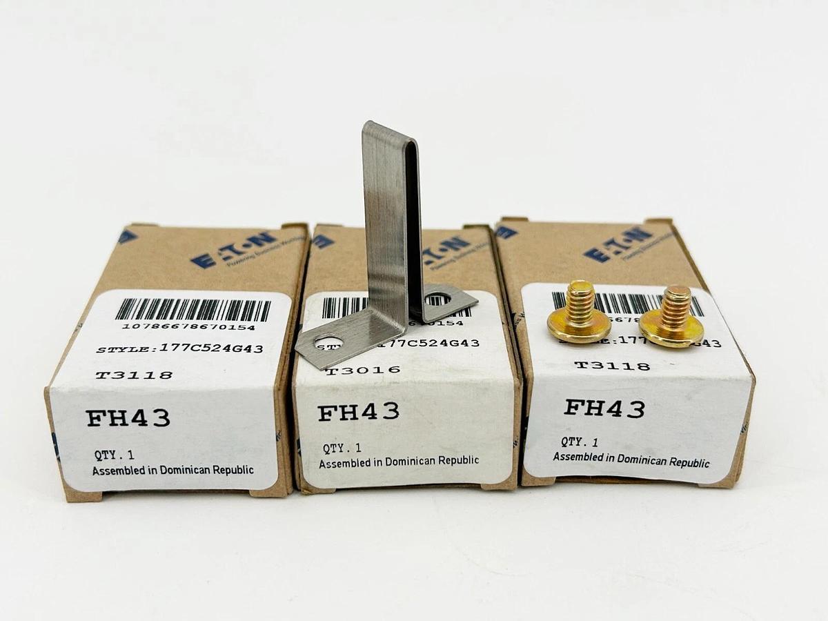 New Lot of 3 Eaton FH43 Thermal Overload Heater Element