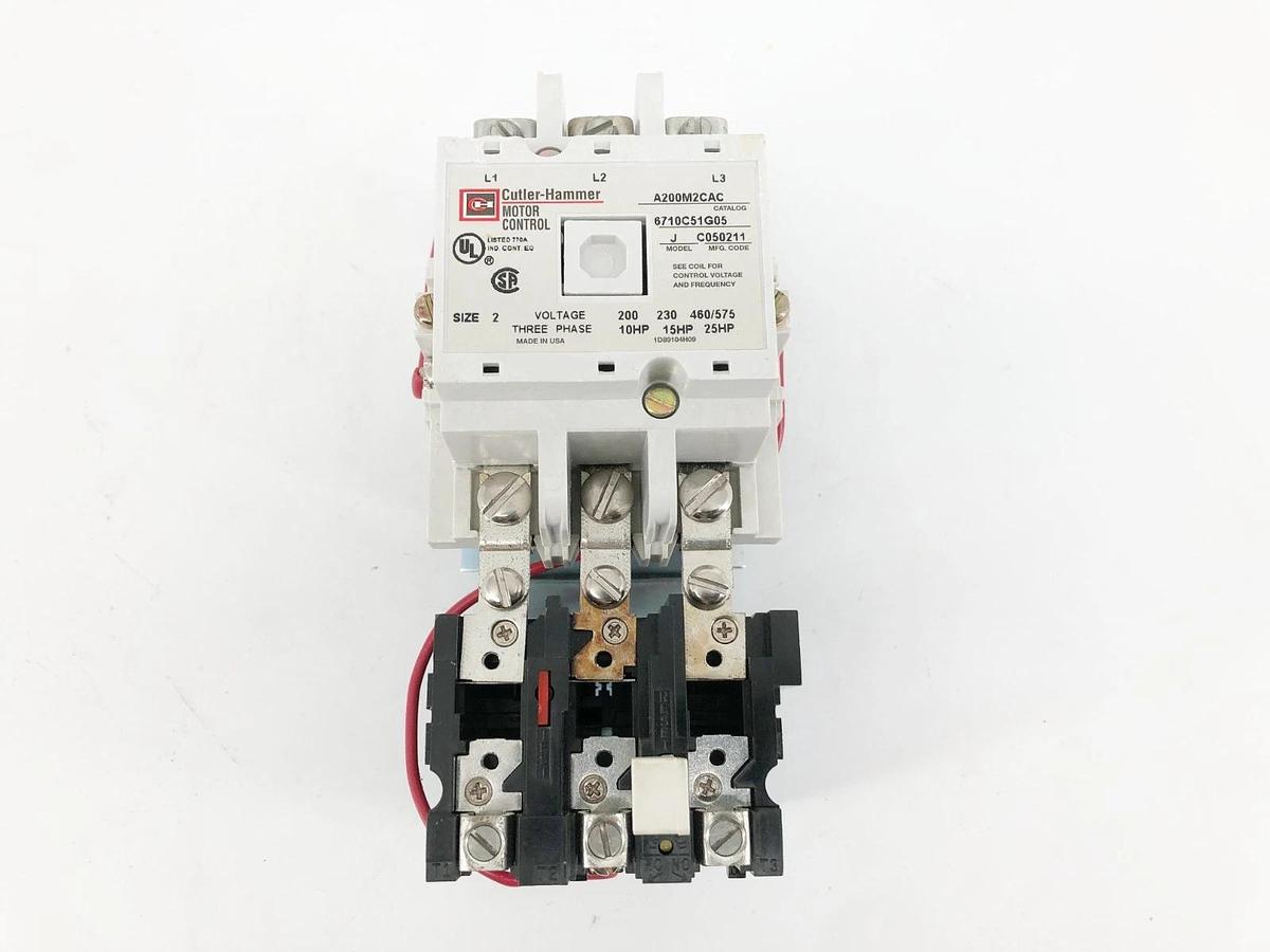 New Eaton A200M2CAC Non-Rev Starter 110/120V 3P NEMA 2 6710C51G05 Model J