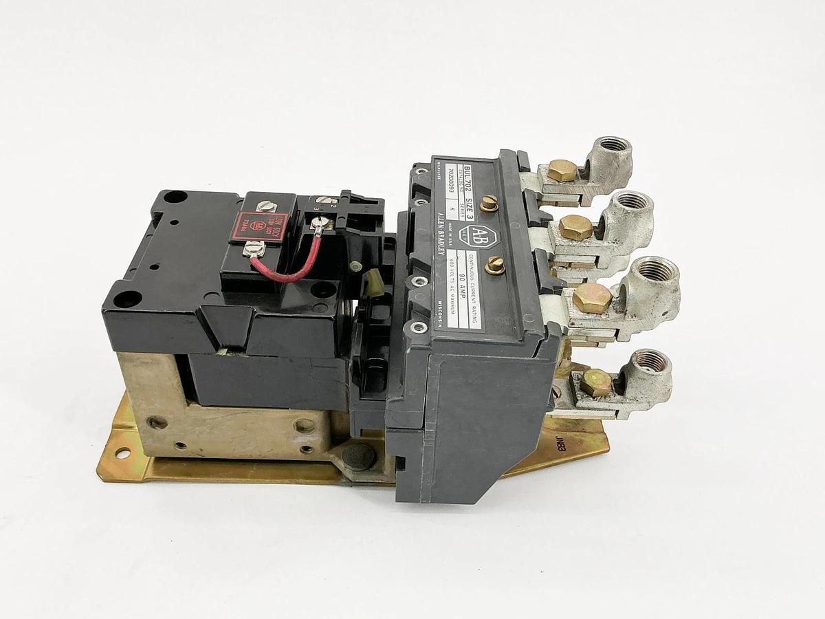 New Allen Bradley 702-DOD93 AC Contactor 3P 90A 600V 50/60Hz Ser.K - No Box