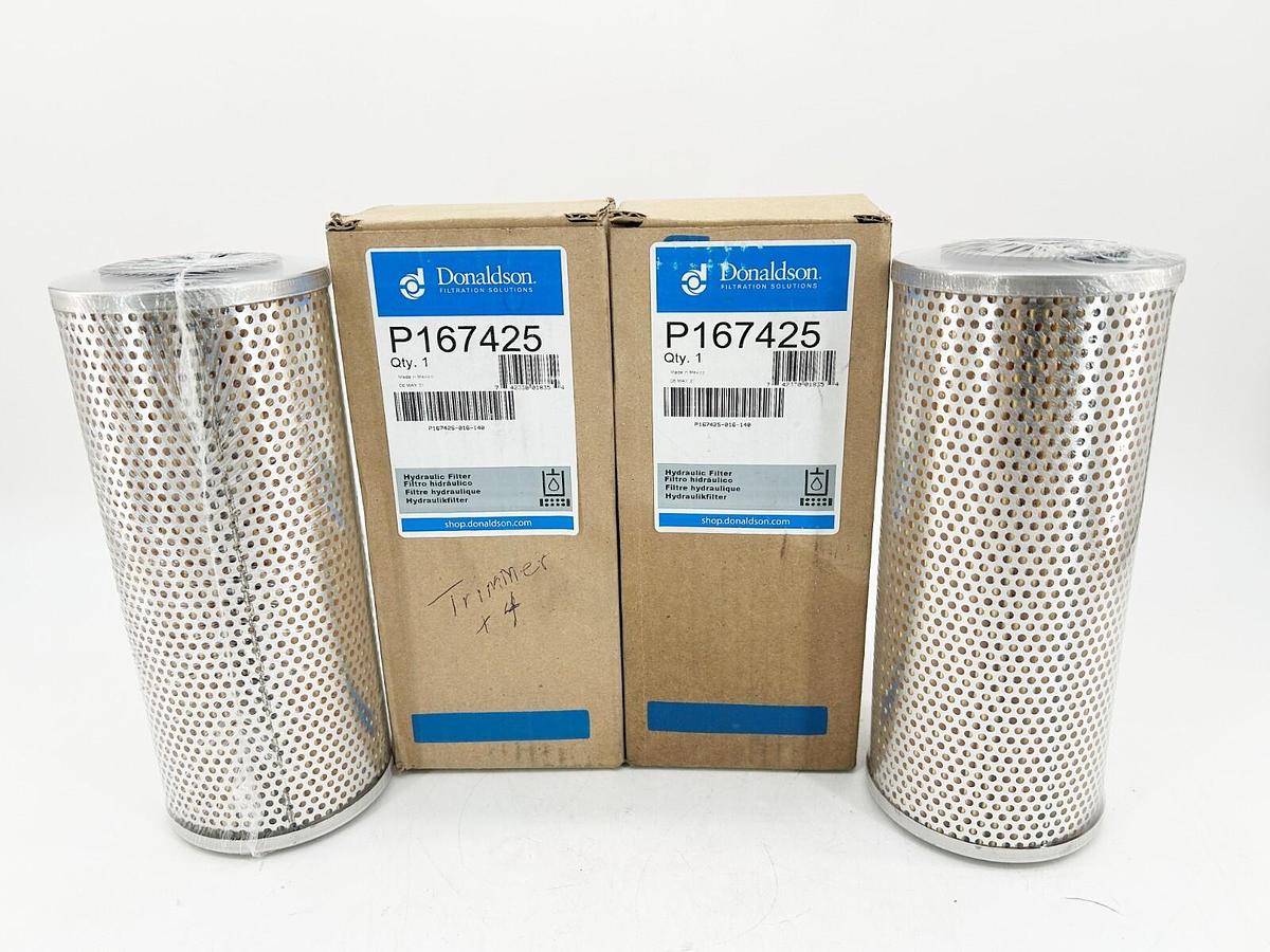 New Lot of 2 Donaldson P167425 Hydraulic Cartidge Filter