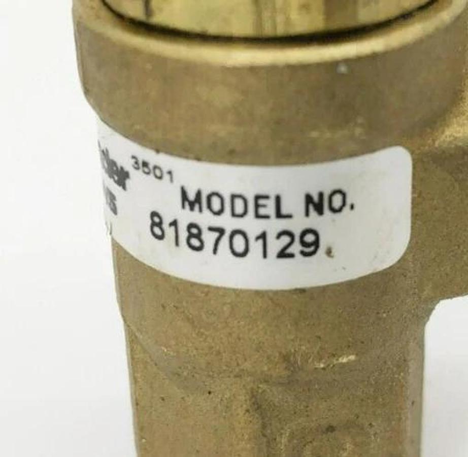 New Parker 81870129 Poppet Valve 3-Way Brass 1/4" NPT