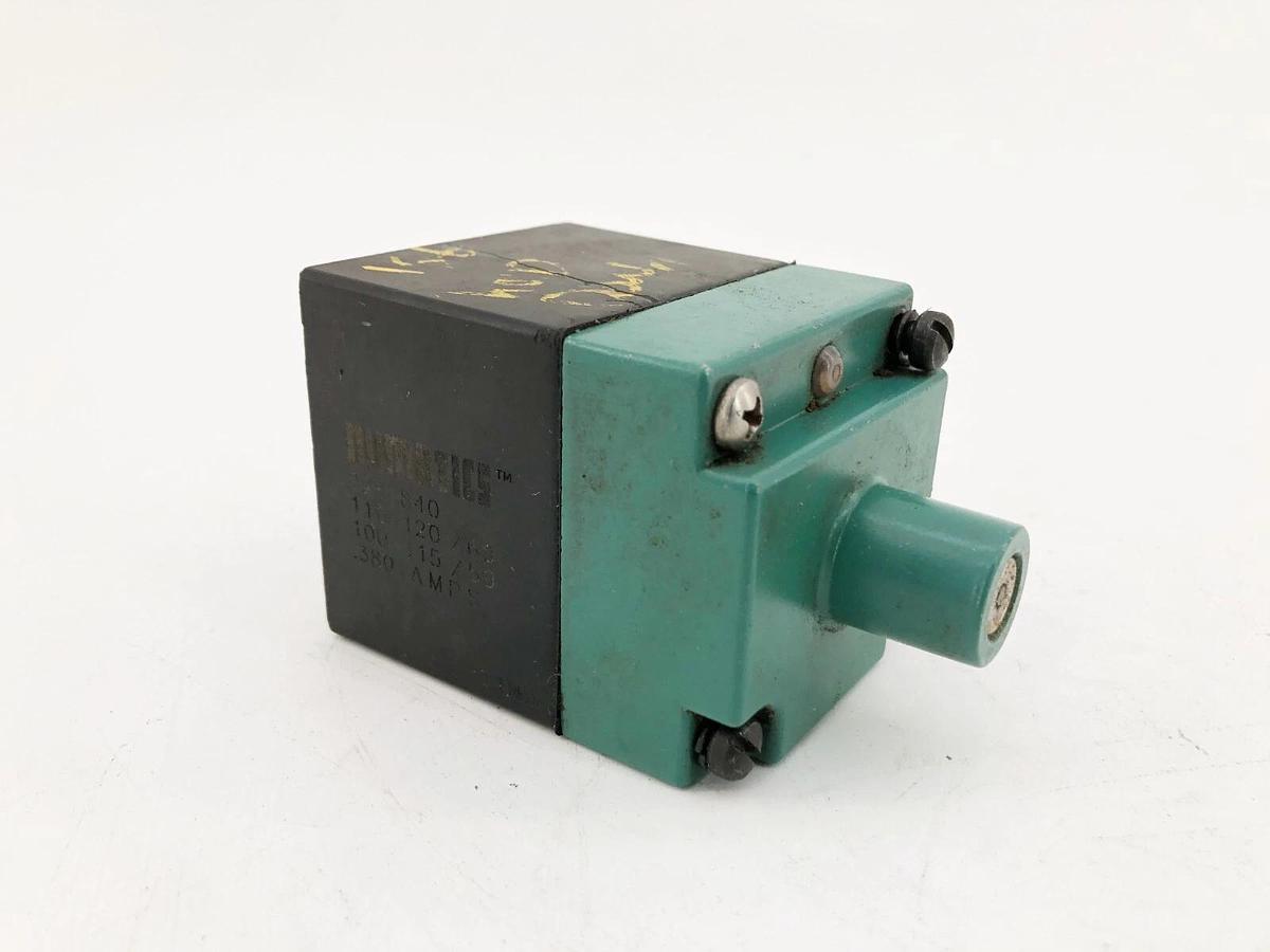 Used Numatics 228-840 Solenoid Valve Coil 110-120/60 100-115/50 .380 Amps