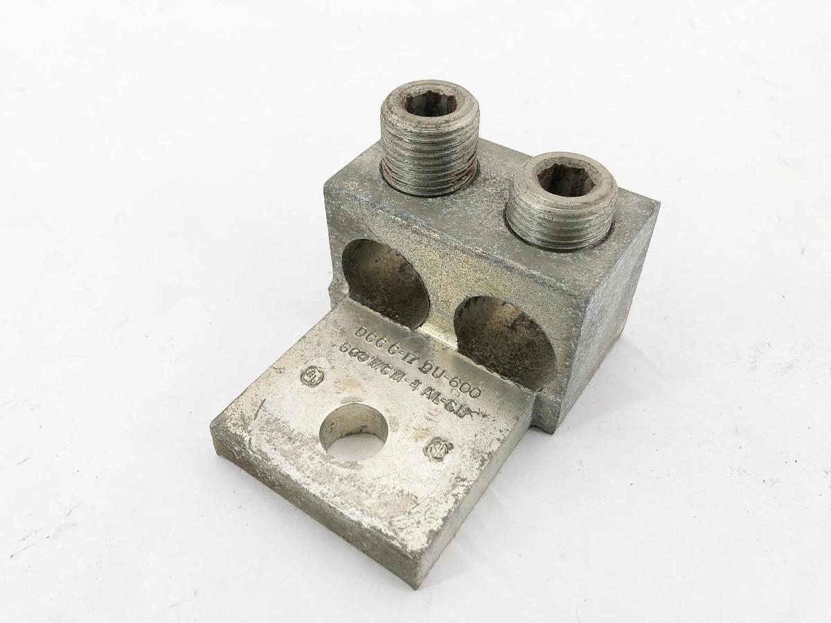 Used Lot of 3 DCC C-17 DU-600 Mechanical Lugs 600MCM-4 AL-CJJ