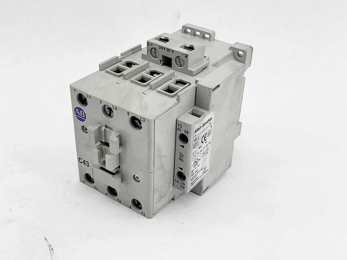New Allen Bradley 100-C43EJ10 Contactor 43A 24V 50/60Hz 3P Ser.B