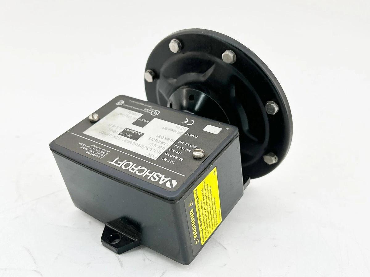 New Ashcroft B424B Pressure Switch 150 inches of water Range 15A 125-480VAC