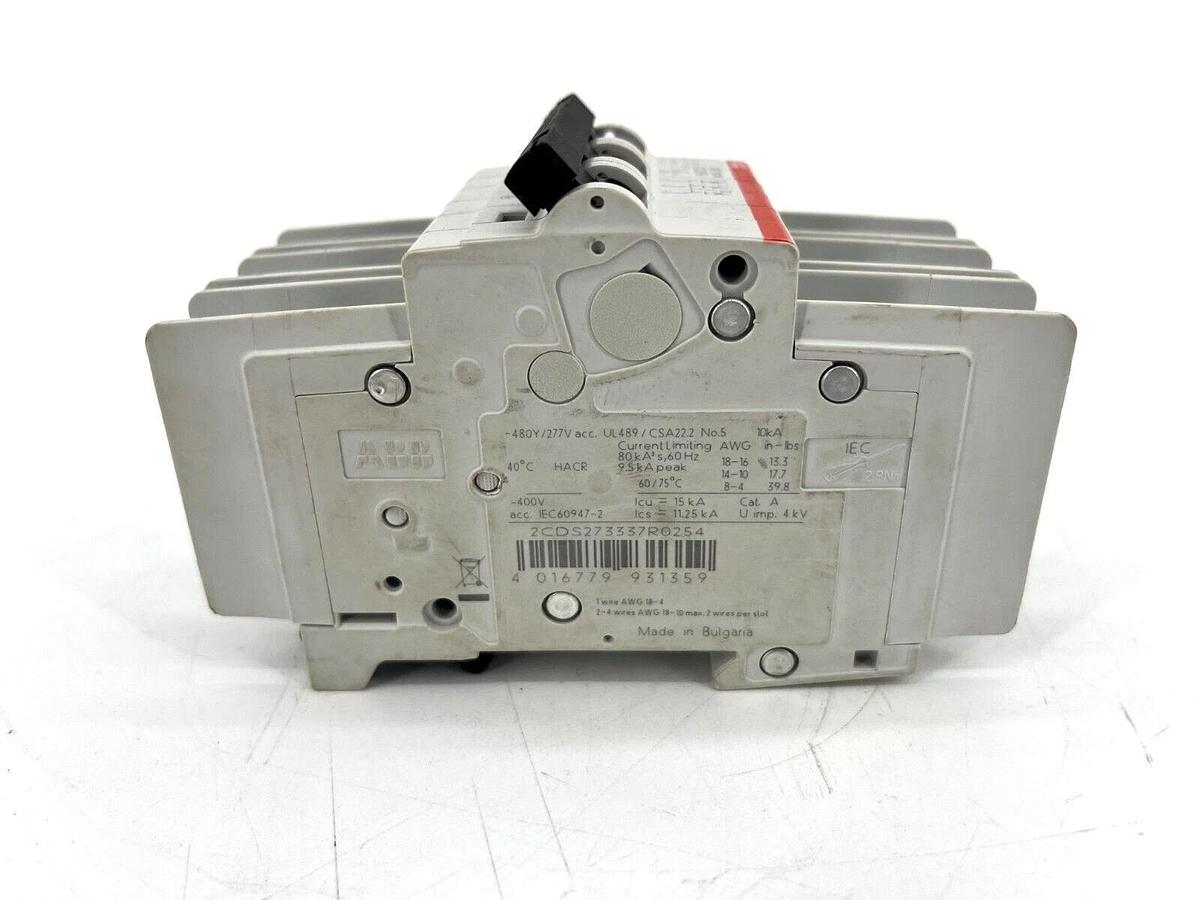 New ABB SU203M-C25 Miniature Circuit Breaker 25A 480V 2CDS273337R0254