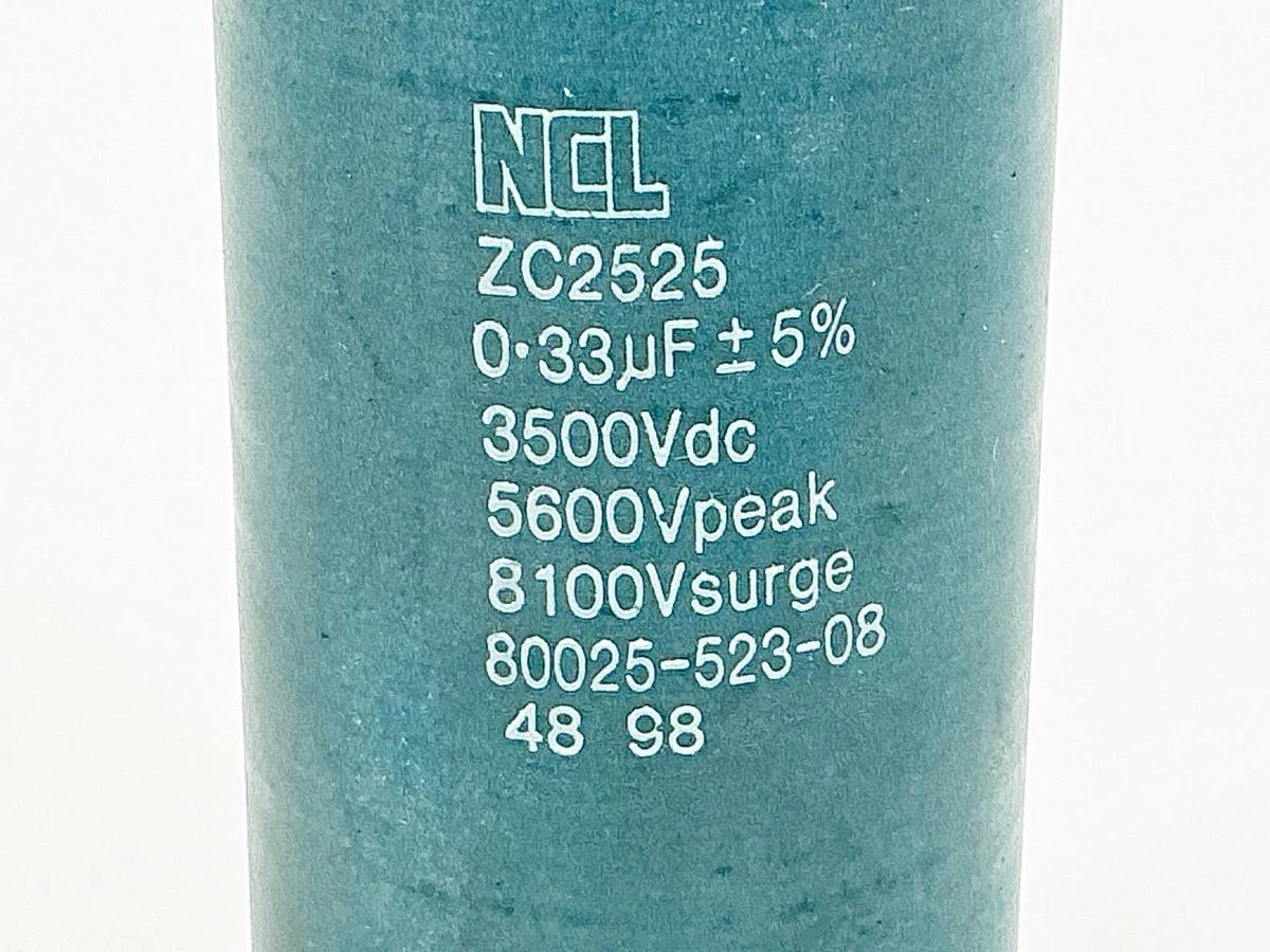 New NCL 80025-523-08 Capacitor 3500VDC 5600V Peak 8100V Surge ZC2525 - No Box