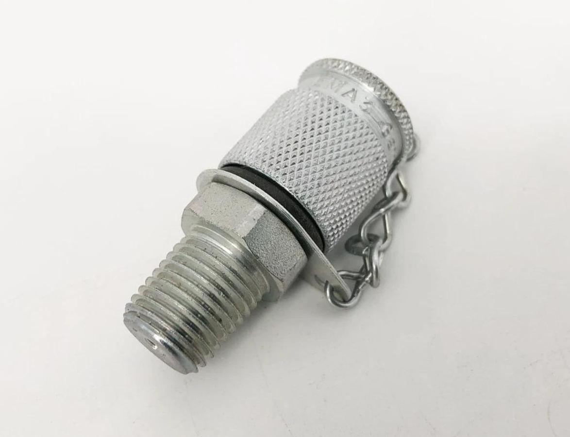 New Parker EMA3 Diagnostic Test Point Fitting Coupling w/ Cap - No Box