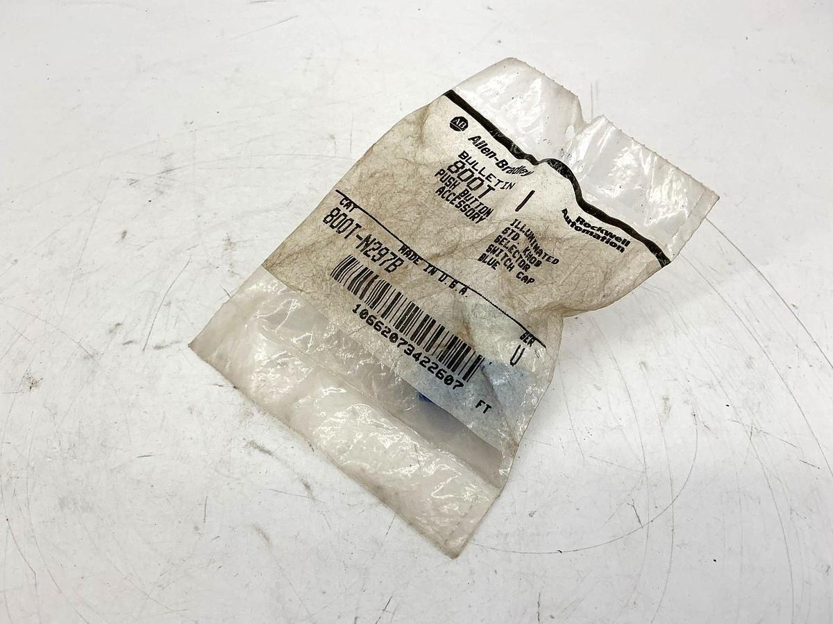 New Allen Bradley 800T-N297B Ser U Selector Switch Standard Knob Cap Blue