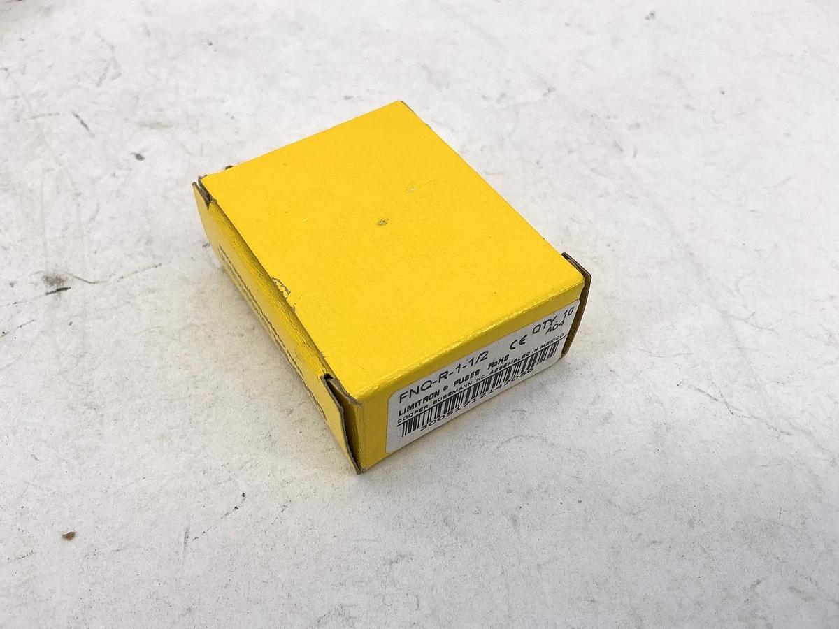 New Bussmann FNQ-R-1-1/2 Limitron Class CC Fuse 1-1/2A 600V Box of 10
