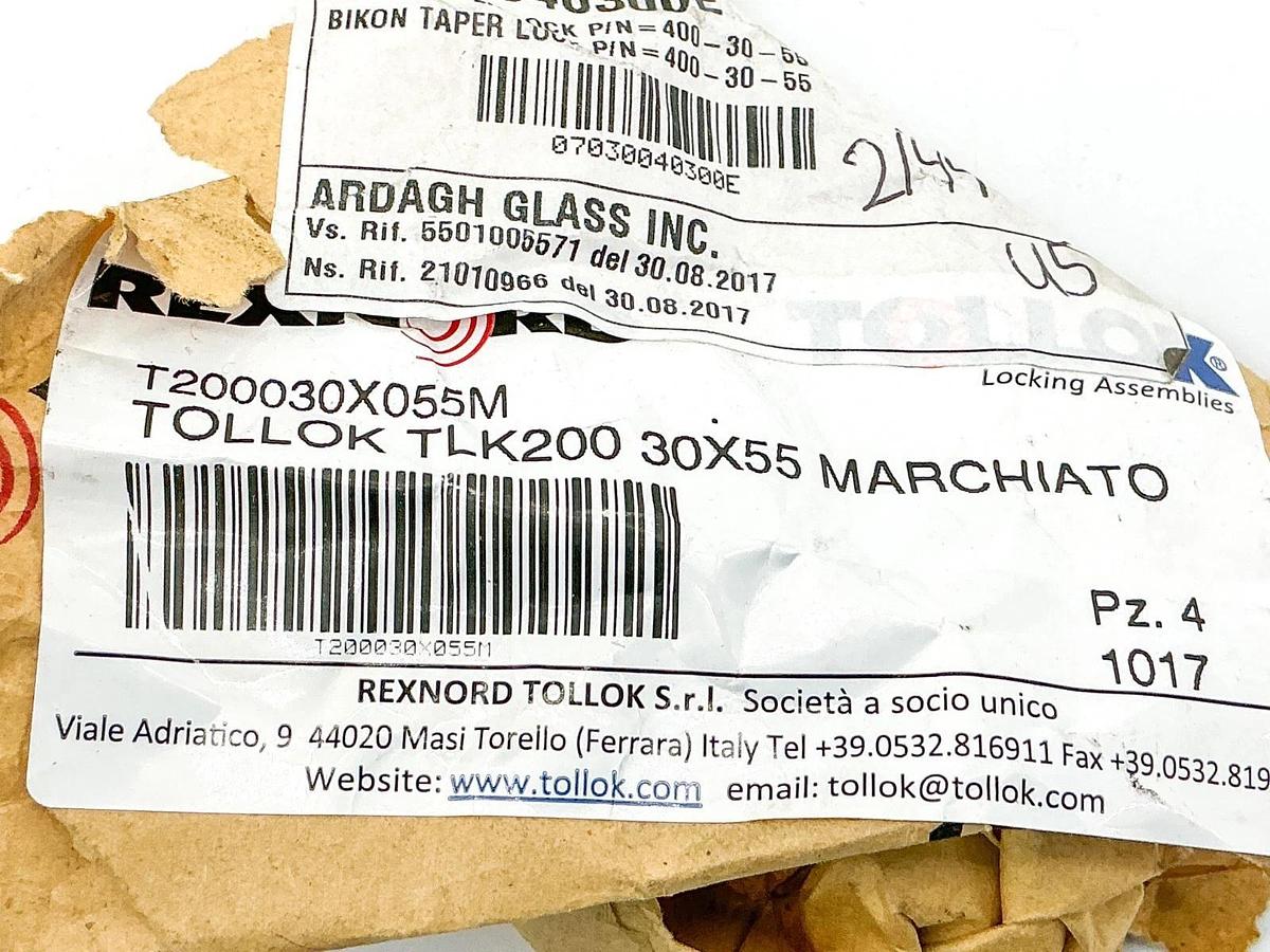New Rexnord T200030X055M Tollok Locking Bushing TLK200 30X55 30.1mmOD 22.62mm L