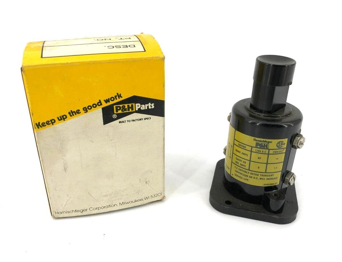 New P&H 32Q1320-D1 Relay Switch Push Button