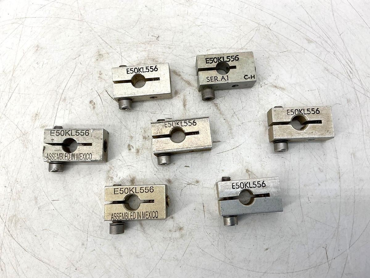 Used Lot of 7 Eaton Cutler-Hammer E50KL556 Adjustable Rod Lever Clamp Accessory