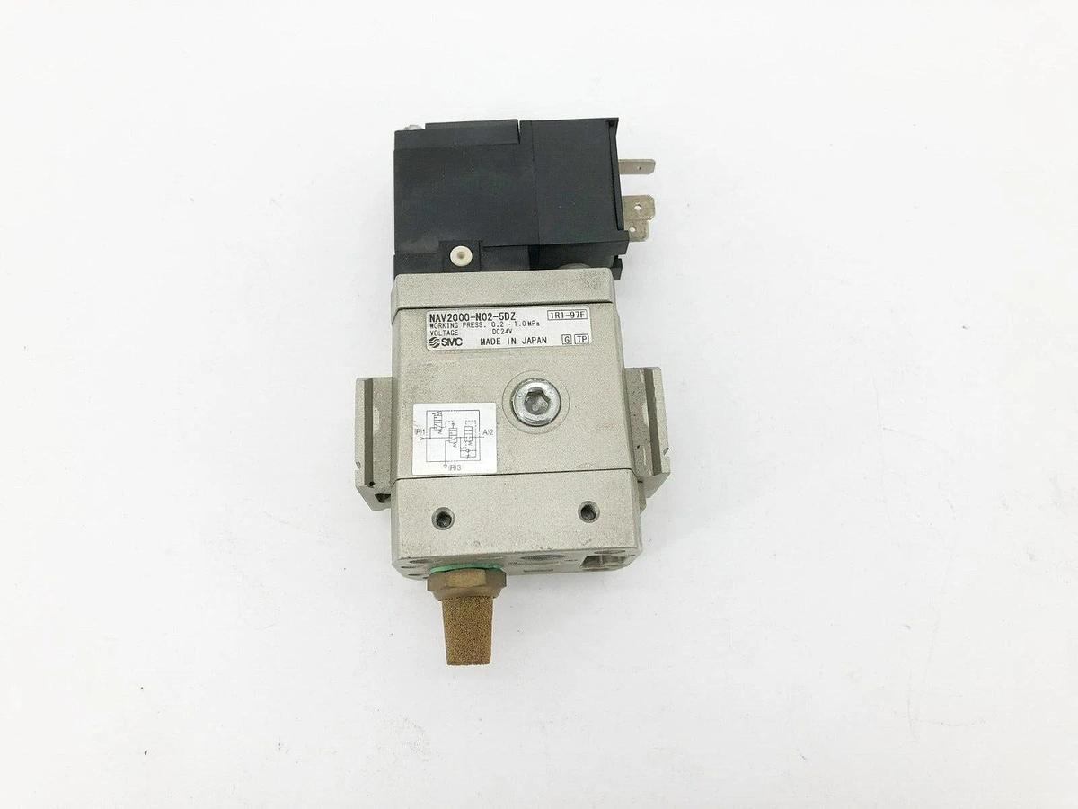 New SMC NAV2000-N02-5DZ Start Up Valve 24VDC 1/4"NPT