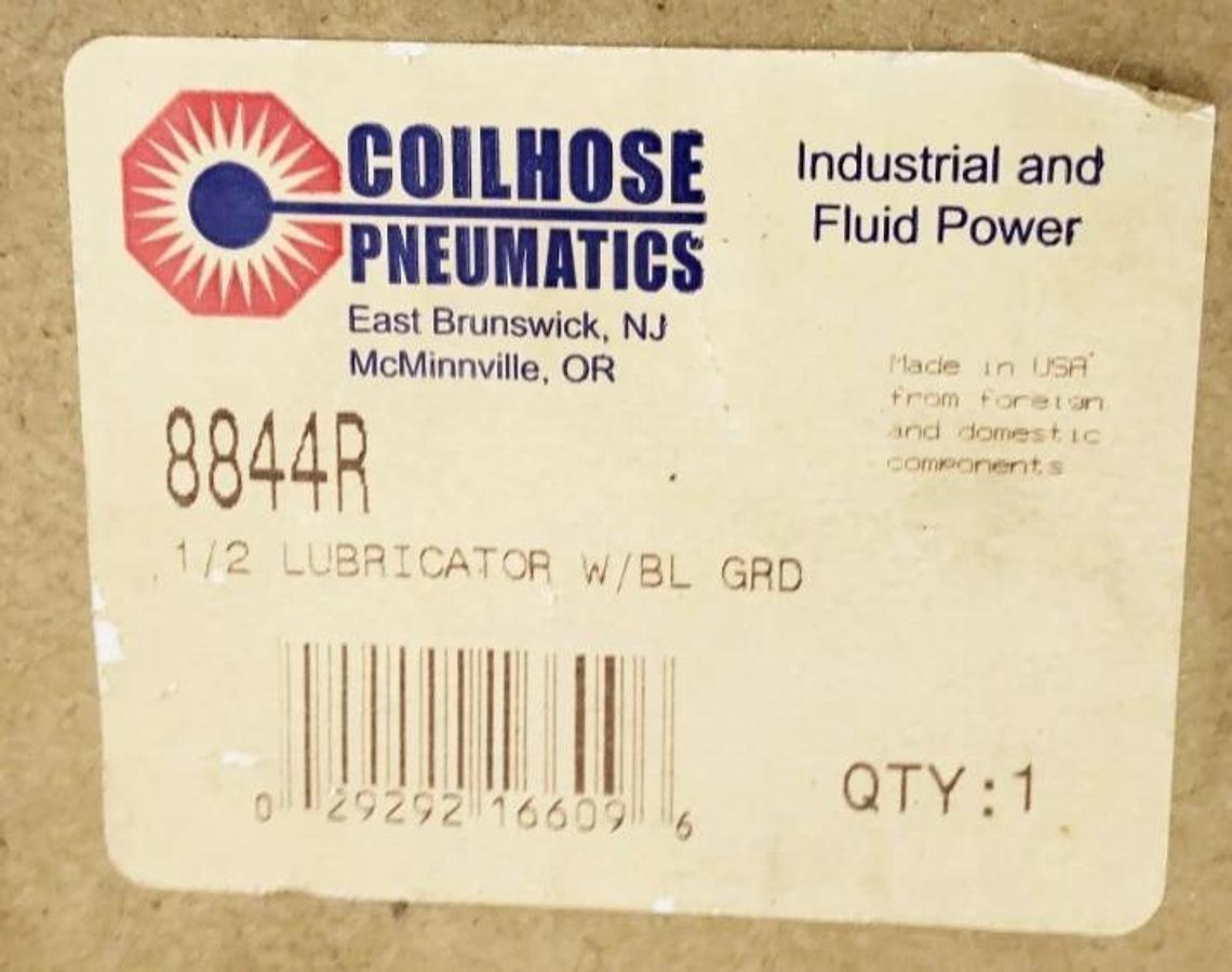 New Coilhose Pneumatics 8844R Lubricator with Bowl Guard 1/2" NPT