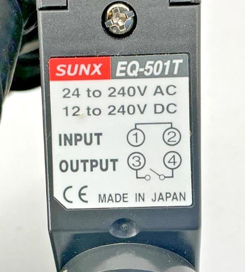 New SUNX EQ-501T Photoelectric Sensor Range: 2.5m 24-240VAC/12/240VDC UEQ501T