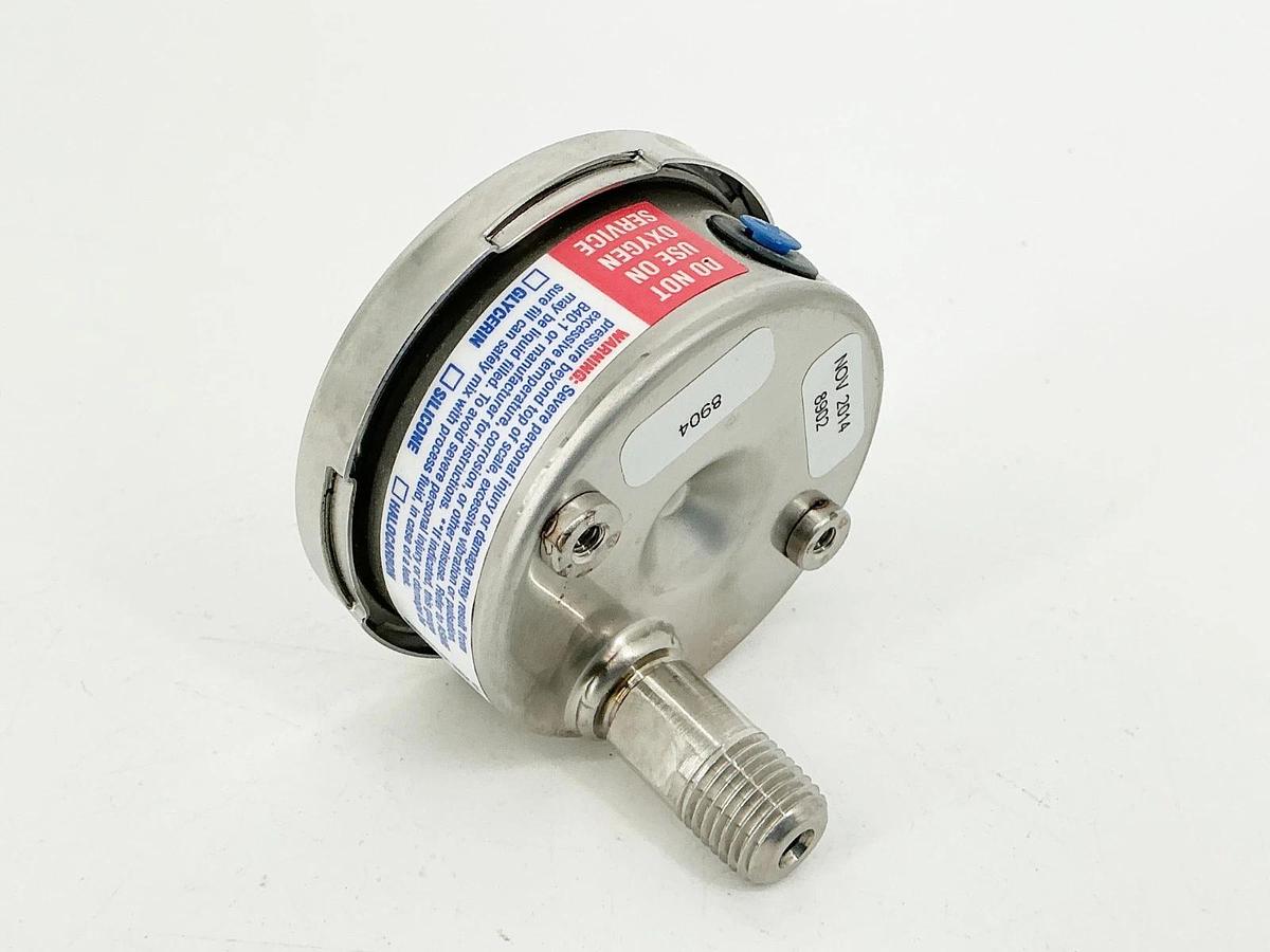 New Ashcroft 25-1009-SW-02B-2000# Pressure Gauge 0-2000PSI 2.5" Face 1/4" NPT
