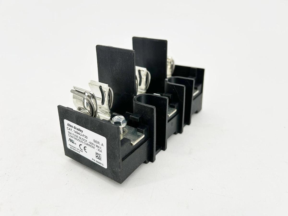 New Allen Bradley 1494U-F30 Trailer Fuse Block 149U Series 30A Mountable