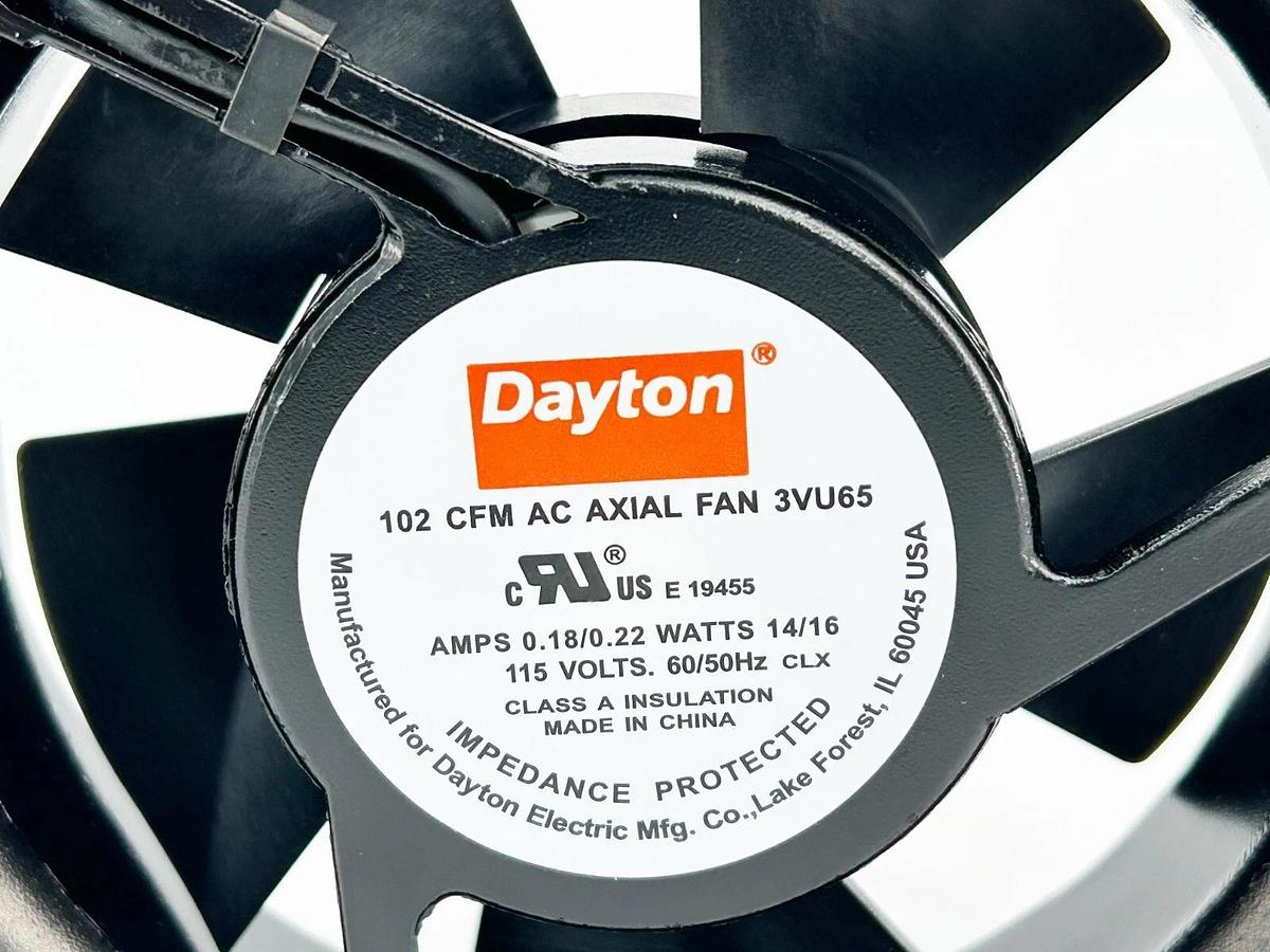 New Dayton 3VU65 AC Axial Fan 115V CFM:102