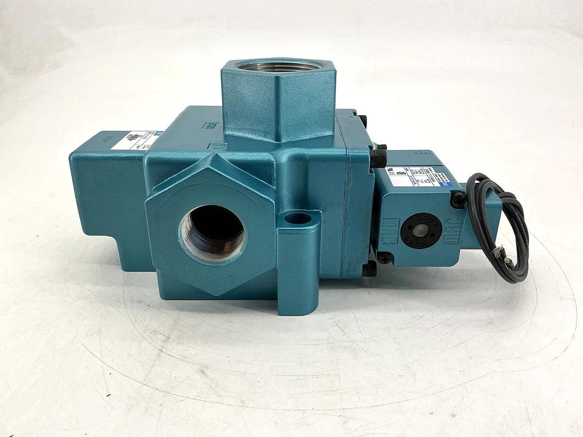 New MAC Valves 58D-11-111CA Solenoid Valve 15Watts 25-150PSI 24VDC 110/120VAC
