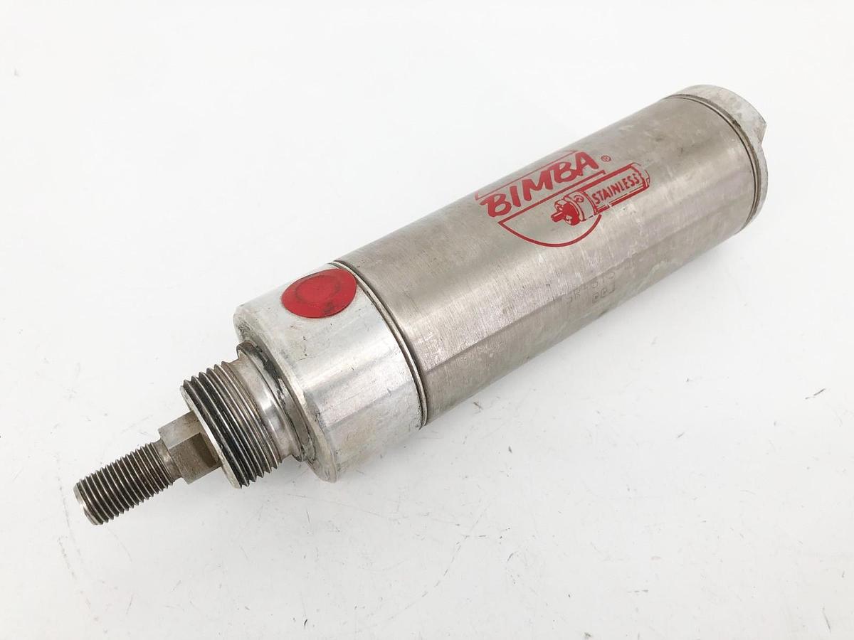 Used Bimba SR-313-DB Double Acting Pneumatic Cylinder 2" Bore 3" Stroke