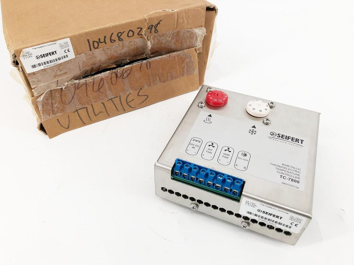 New Seifert TC-7800 Bimetallic Temperature Controller 24VDC 20A 7800001
