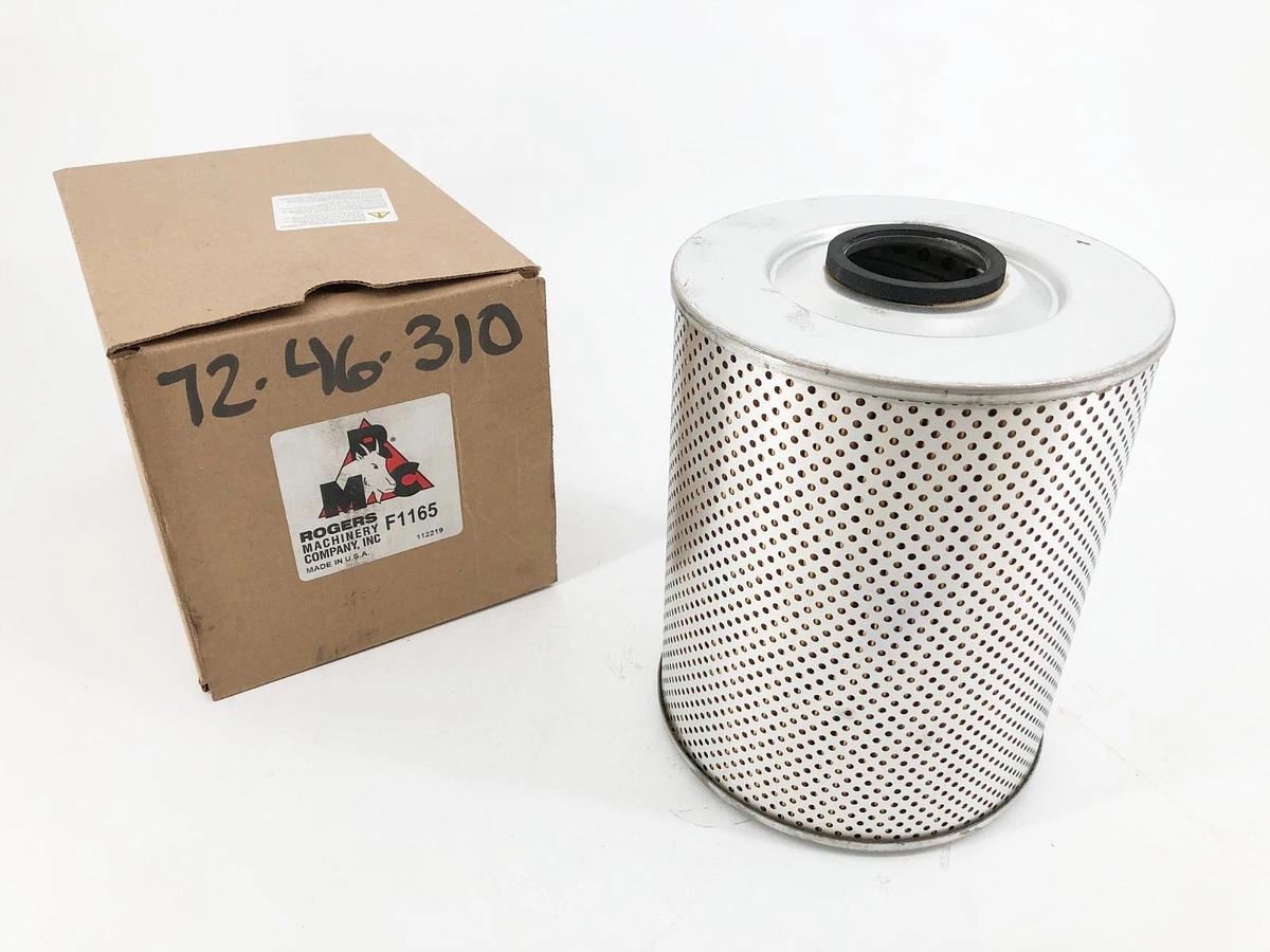 New Rogers Machinery F1165 Oil Filter Element