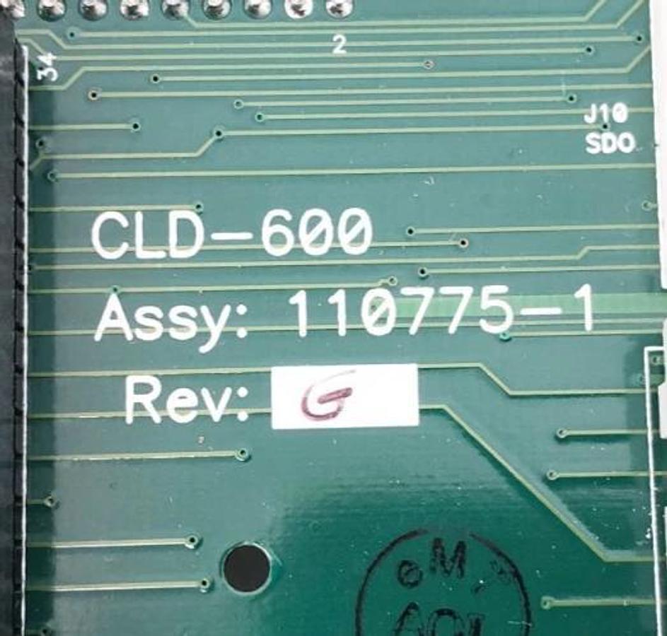 New 110775-1 Rev G Main PCB for 600 NOX CLD-600 US2:PA10000043 - No Box