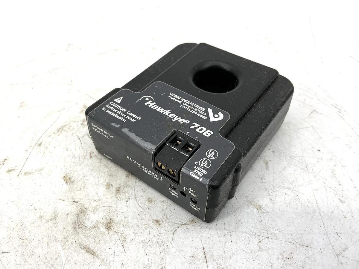 Lot of 2 New Veris Industries Hawkeye 706 Current Sensor Range 1-136A H-706