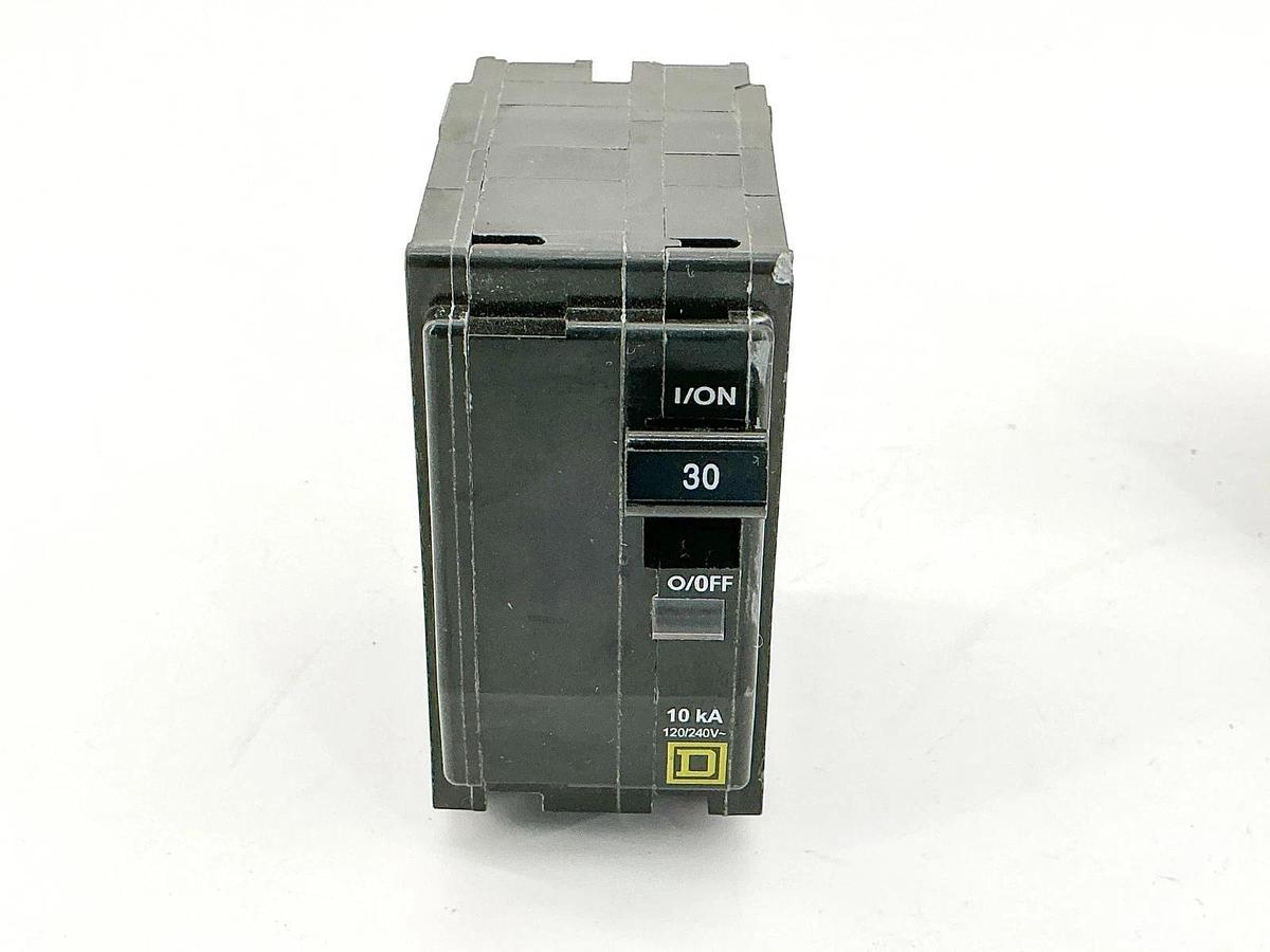 Used Lot of 2 Square D QO230 Circuit Breaker 30A 240V 2P Type QO