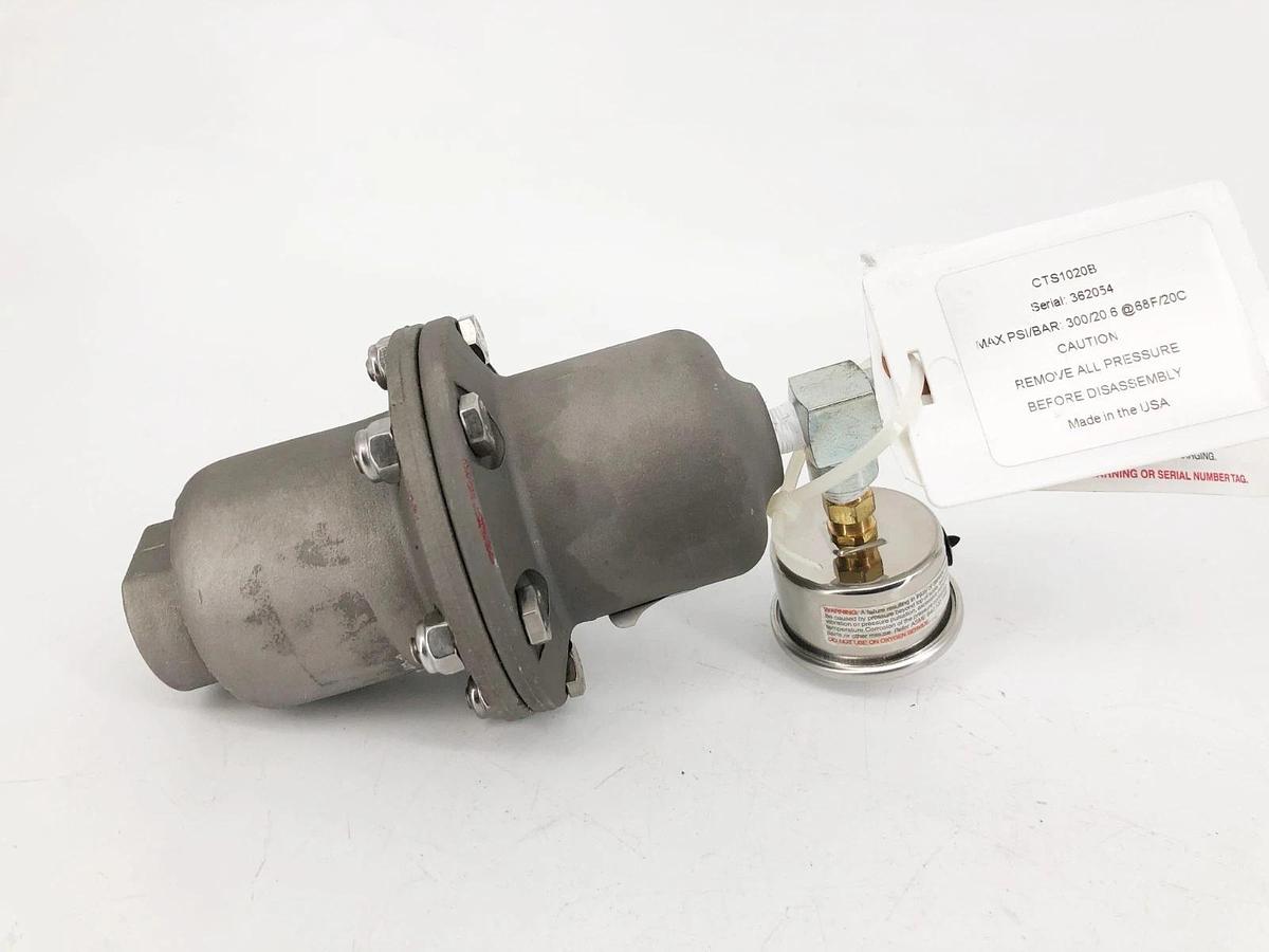New Blacoh CTS1020B Pulsation Dampener 1/2" FNPT 300psi - No Box